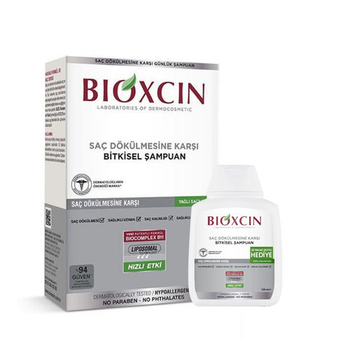Bioxcin Genesis Saç Dökülmesine Karşı Şampuan 300 ml (Yağlı Saçlar) +100 ml Hediye - Diğer