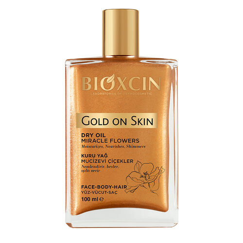 Bioxcin Gold on Skin Simli Kuru Yağ 100 ml - Bioxcin