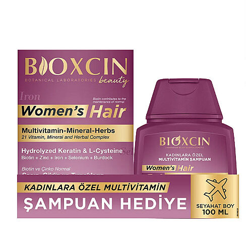 Bioxcin Kadınlara Özel Multivitamin SET - Şampuan HEDİYE - Bioxcin