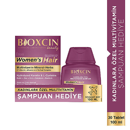 Bioxcin Kadınlara Özel Multivitamin SET - Şampuan HEDİYE - Bioxcin (1)
