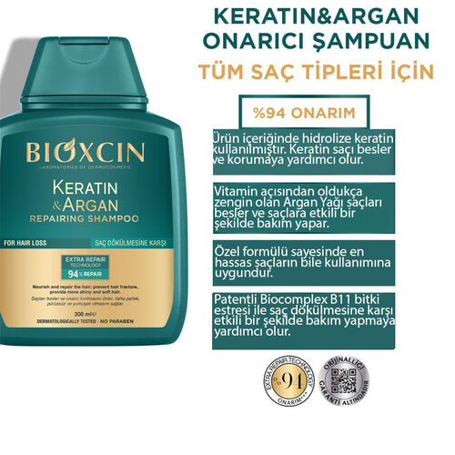 Bioxcin Keratin ve Argan Şampuanı 2x300 ml - Bioxcin (1)