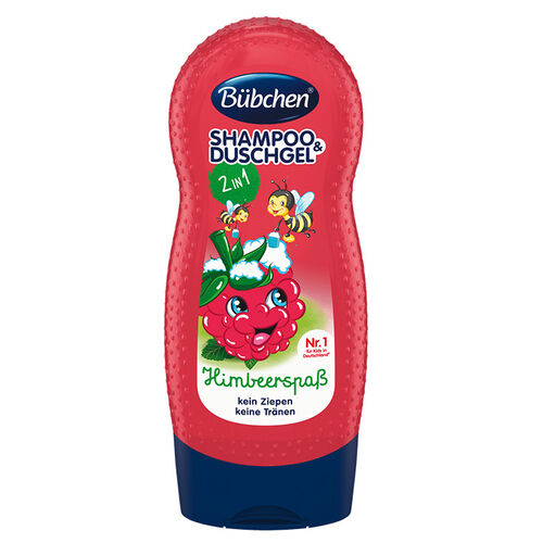 Bübchen Çocuk Şampuanı ve Duş Jeli Frambuaz 230ml - Diğer