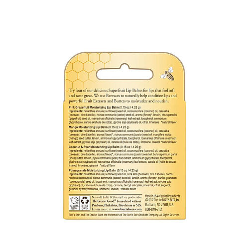 Burts Bees 4 Lip Balms 4.25 gr - 3