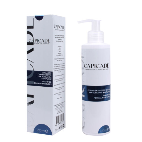 Capicade Collagen Caffein Biotin Sık Kullanım Şampuanı 220 ml - Capicade