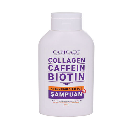 Capicade Collagen Caffein Biotin Sık Kullanım Şampuanı 300 ml - Capicade