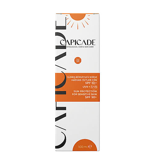 Capicade SPF 50+ Hassas Ciltler İçin Güneş Koruyucu Krem 100 ml - Capicade (1)