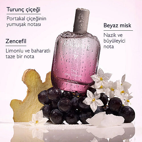Caudalie The Des Vignes Beyaz Misk ve Zencefil Aromalı Vücut Kokusu 100ml - 3