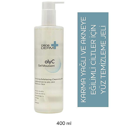 Cece Derm Olyc Purifying Exfoliating Cleansing Gel 400 ml - CeceMed (1)