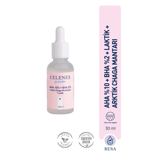 Celenes By Sweden AHA + BHA + Lactin + Arctic Chaga Mushroom 30 ml - Celenes By Sweden (1)