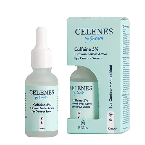 Celenes By Sweden Kafein 5 + Rowan Berries Aktifli Göz Çevresi Serumu 30 ml - Celenes By Sweden (1)