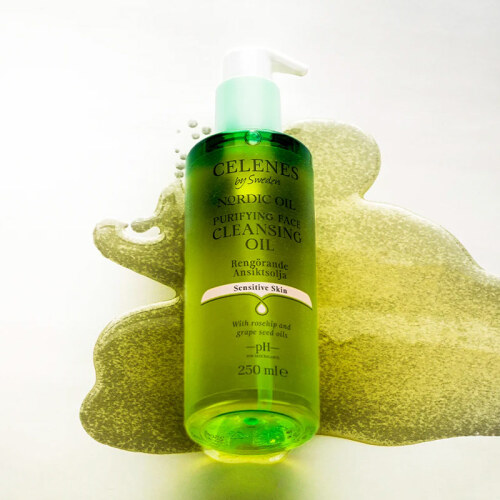 Celenes By Sweden Nordic Oil Hassas Ciltler İçin Arındırıcı Yüz Temizleme Yağı 250 ml - Celenes By Sweden (1)