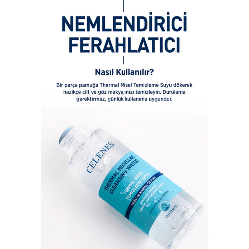 Celenes By Sweden Thermal Misel Temizleme Suyu 250 ml - Yağlı ve Karma Cilt - 5