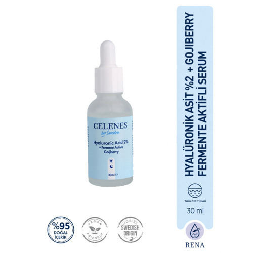 Celenes By Sweden Yoğun Nemlendirici Rena Hyaluronic Asit Serum Fermante 30 ml - 2