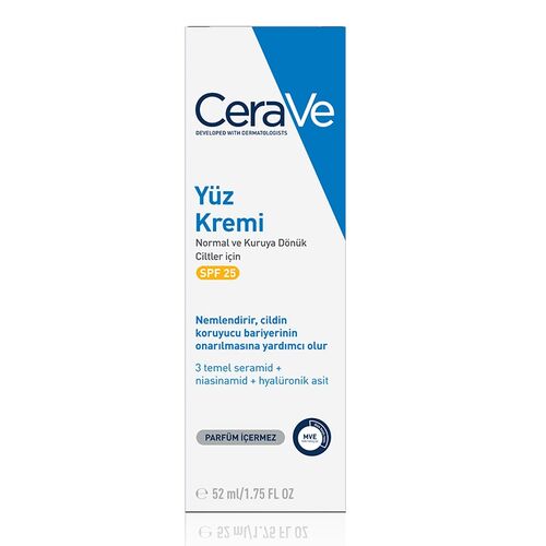 CeraVe Yüz Kremi SPF 25 52 ml - Cerave