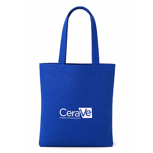 Cerave Mavi Keten Çanta (Promosyon Ürünü)
