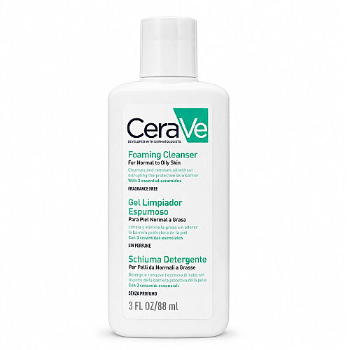 CeraVe Normal Ve Yağlı Ciltler İçin Köpüren Temizleyici 88 ml - Cerave