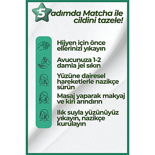 ChaNoSui Matcha Yüz Temizleme Jeli 300 ml - 3
