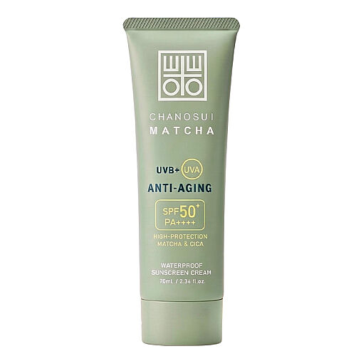 ChaNoSui Yaşlanma Karşıtı Matcha Özlü Güneş Kremi SPF50+ 70 ml - ChaNoSui
