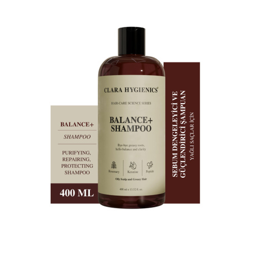 Clara Hygienics Balance+ Sebum Balancing Shampoo 400 ml - Clara Hygienics (1)