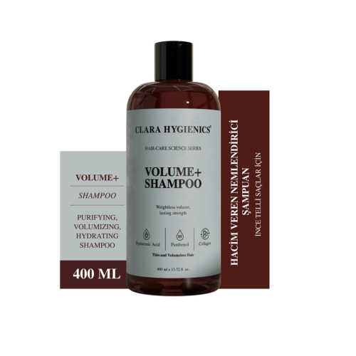 Clara Hygienics Volume+ Volumizing Shampoo 400 ml - Clara Hygienics (1)