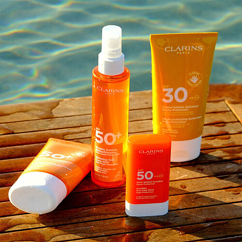 Clarins Youth-Protecting Body Sunscreen High Protection Cream SPF30+ 150 ml - 4