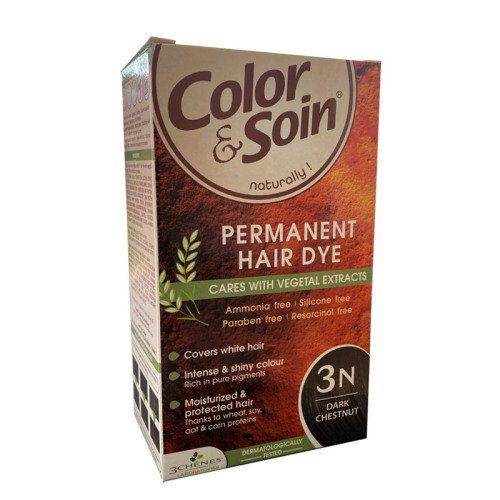 Color and Soin Saç Boyası 3N - Koyu Kestane - 1