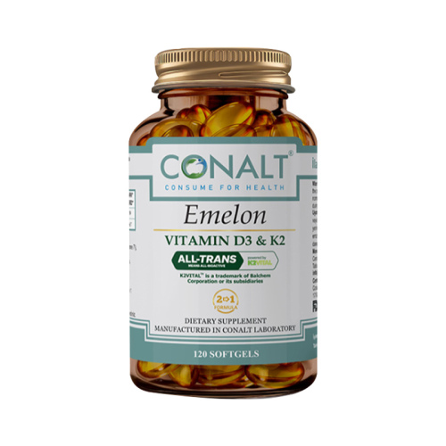 Conalt Emelon Vitamin D3 - K2 Takviye Edici Gıda 120 Yumuşak Kapsül - 1