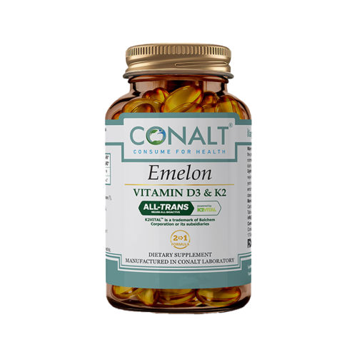 Conalt Emelon Vitamin D3K2 Takviye Edici Gıda 60 Jel Kapsül - 1