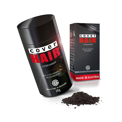 Cover Hair Saç Fiberi Toz - Siyah 30gr - Cover Hair