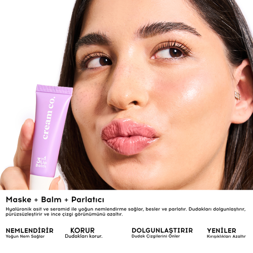 Cream Co. 3in1 Lip Balm 10 ml (Promosyon Ürünü) - 4