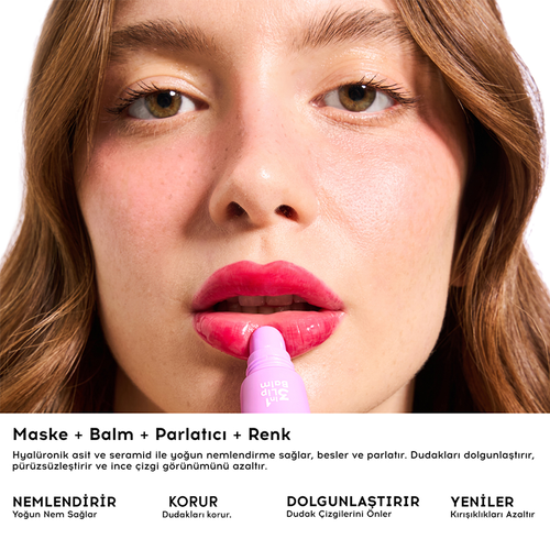 Cream Co. 3in1 Lip Balm 10 ml - Strawberry Sorbet (Promosyon Ürünü) - 3