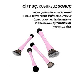 Cream Co. Dual-Ended Makeup Brush - 2