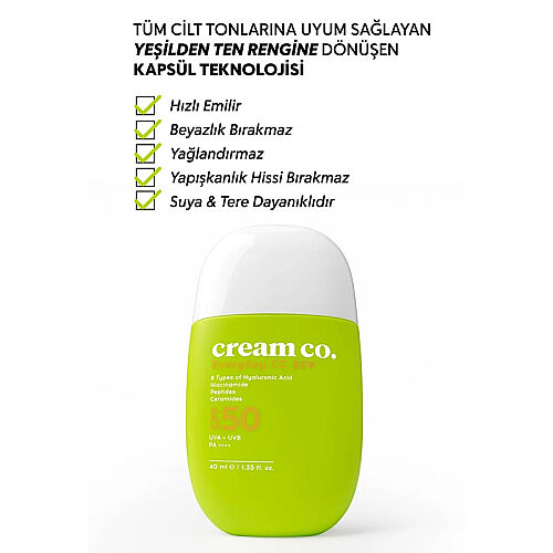 Cream Co. Everyday CC SPF 40 ml - 3