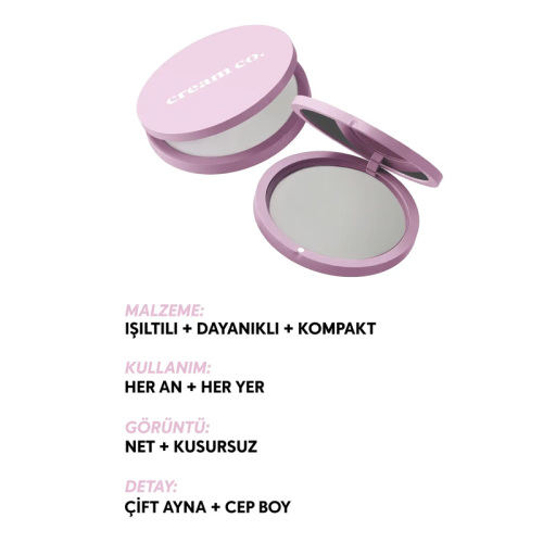 Cream Co. Pocket Mirror (Promosyon Ürünü) - 3