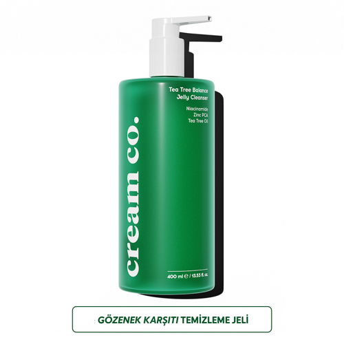 Cream Co. Tea Tree Balance Jelly Cleanser 400 ml - Cream Co. (1)