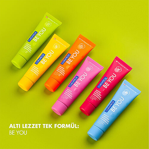 Curaprox Be You Beyazlatıcı Greyfurt-Bergamot Diş Macunu - Yellow 60 ml - 4