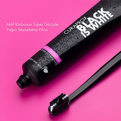 Curaprox Black in White Diş Macunu 90ml - 7