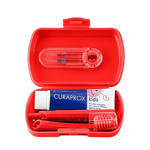 Curaprox Çocuk Seyahat Seti - Kırmızı - Curaprox (1)