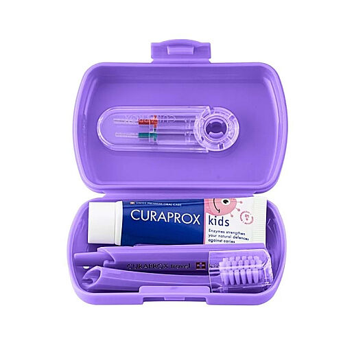 Curaprox Çocuk Seyahat Seti Mor - Curaprox (1)