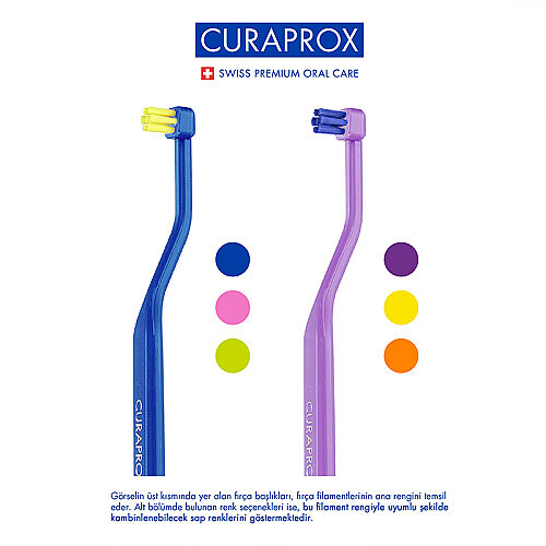 Curaprox CS 708 Implant Tek Demet Diş Fırçası - 8
