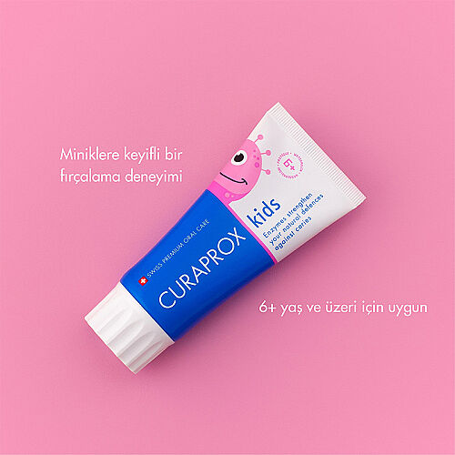 Curaprox Enzycal Kids Karpuz Diş Macunu +6 Yaş 60 ml - 4