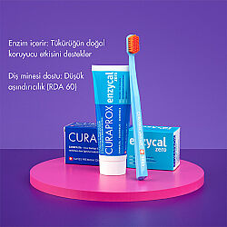 Curaprox Enzycal Zero Florürsüz Diş Macunu 75ml - 5