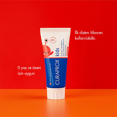 Curaprox Kids Çocuklar İçin Diş Macunu + 0 Yaş 60 ml - 5
