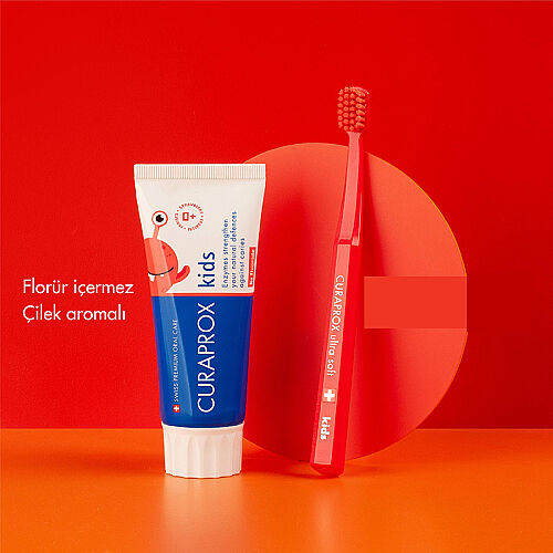 Curaprox Kids Çocuklar İçin Diş Macunu + 0 Yaş 60 ml - 6