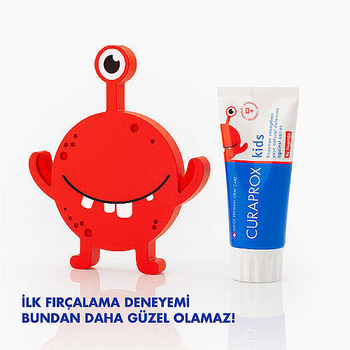 Curaprox Kids Çocuklar İçin Diş Macunu + 0 Yaş 60 ml - 3