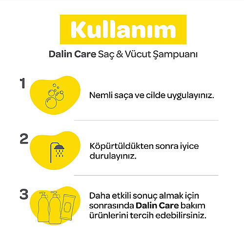 Dalin Care ATOCore Saç ve Vücut Şampuanı 400 ml - 3
