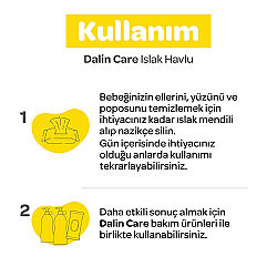 Dalin Care Islak Havlu 60 Adet - 4