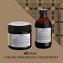 Davines Koyu Renk Saçlar için Şampuan - Alchemic Chocolate 280 ml - 3