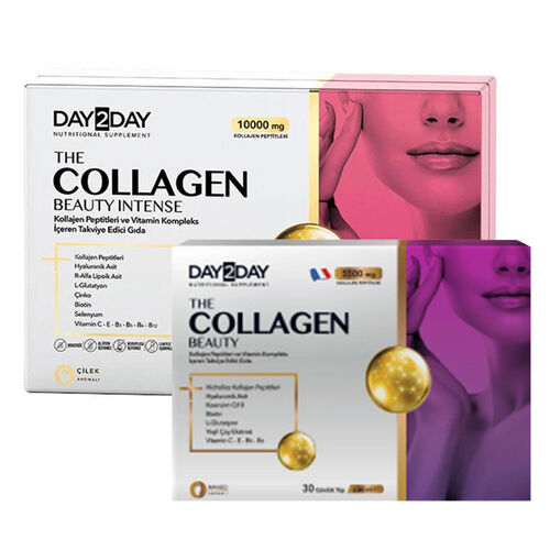 Day2Day The Collagen Beauty Intense 30 Saşe Alana 14 Likit Tüp Hediye - Diğer