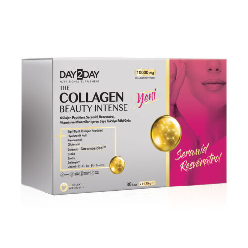 Day2Day The Collagen Beauty Intense 30 Saşe x 12 gr (Çilek Aromalı) - Day2Day